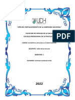 AÑO DEL FORTALECIMIENTO DE LA SOBERANÍA NACIONAL Tarea