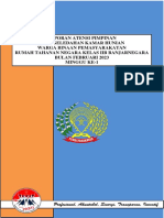 Laporan Atensi Penggeledahan Rutan Kelas Iib Banjarnegara Bulan Februari Minggu Ke-1