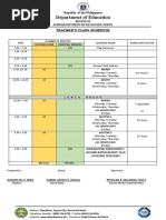 Teachers Class Schedule Senia