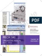 MECH 343 Manual 2203 Fall