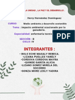 Documento A4 Portada Reporte Final Impacto Ambiental Verde Orgánico Simple