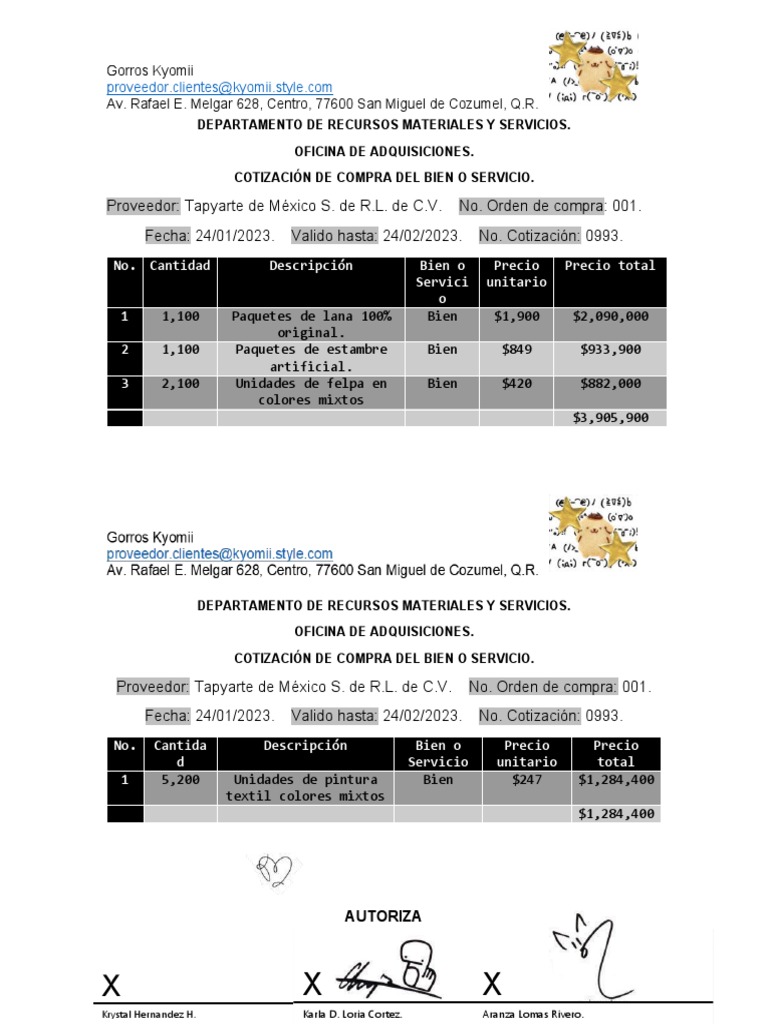 Departamento de Recursos Materiales y Servicios | PDF
