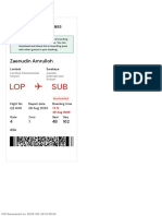 E-Boarding Pass: QZ 640 29 Aug 2023