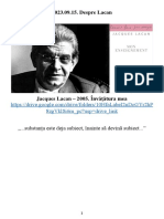 2023.09.15. Despre Lacan