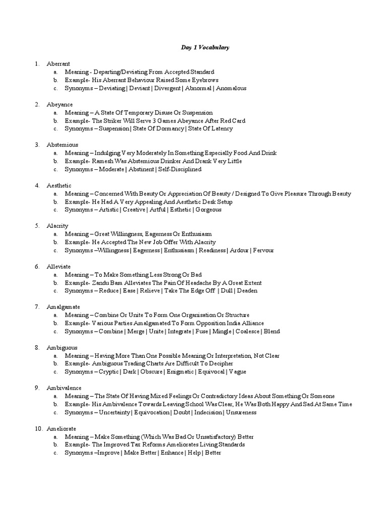GRE 300 Words | PDF
