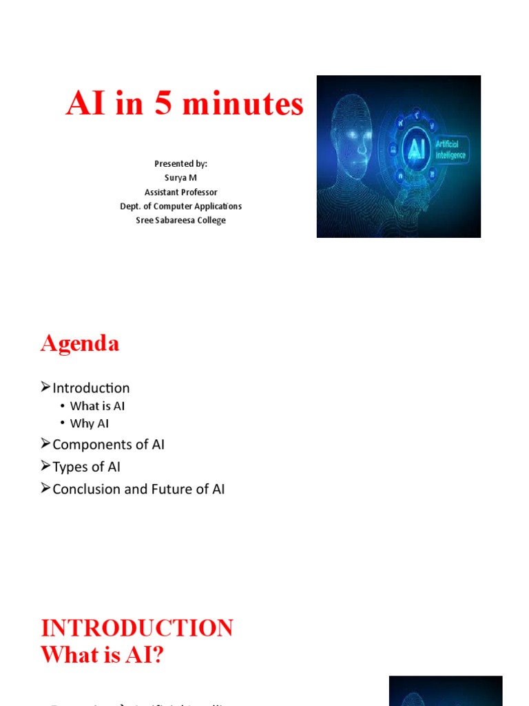 AI Explained in 5 Minutes | PDF | Career & Growth
