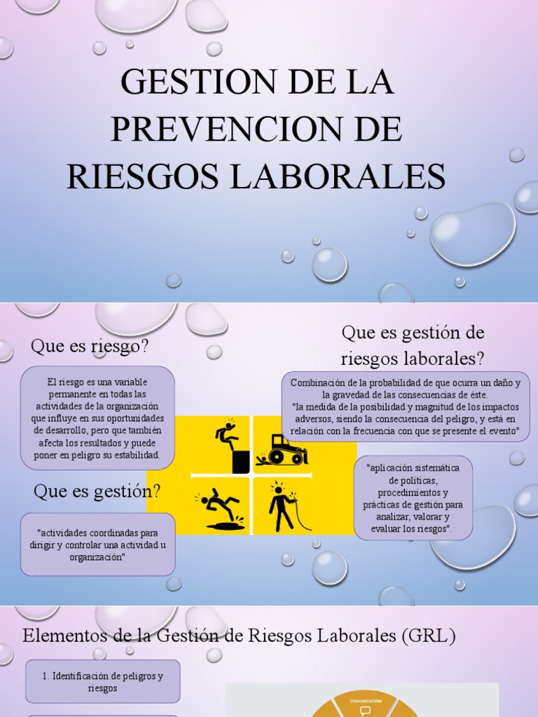 Gestión de Riesgos Laborales y Prevención | PDF | Riesgo | Seguridad y ...