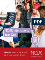 NCUK International Year One Brochure 2022-23, Online