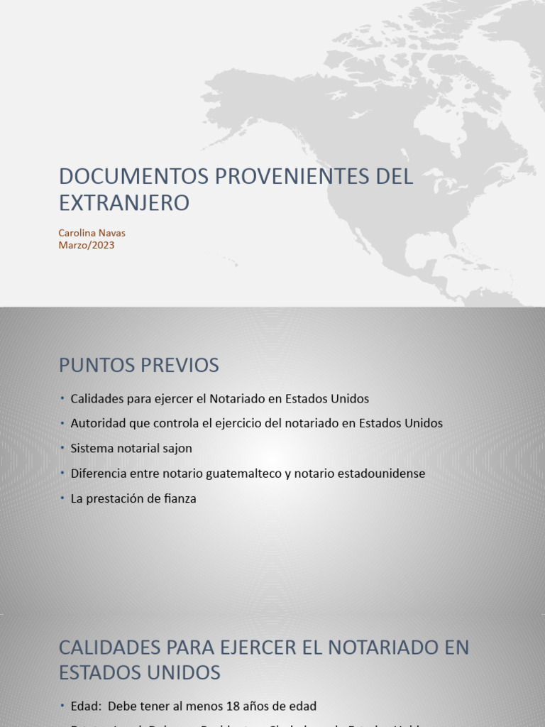 Documentos Provenientes Del Extranjero 2023 (8282) PDF Gobierno