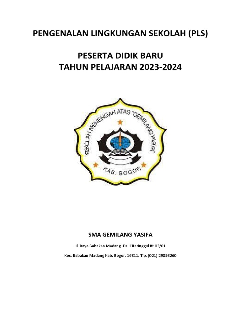 MPLS SMA Gemilang Yasifa 2023-2024 | PDF