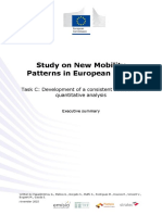 2022 New Mobility Patterns in European Cities Task C Executive Summary