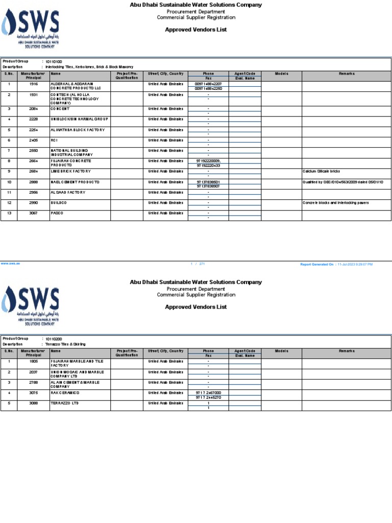 approved-vendors-list-sws-pdf-united-arab-emirates-screw