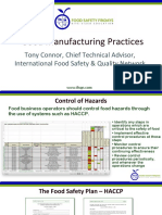 Good Manufacturing Practices Food Industry