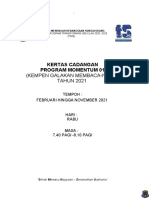 Kertas Cadangan Kempen Galakan Membaca-Nilam 2021