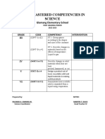 1st Q. GLAMANG-ES-LEAST-MASTERED-COMPETENCY-IN-SCIENCE