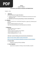 Conservation and Protection of Estuaries Andmintertidal Zones Lesson Plan