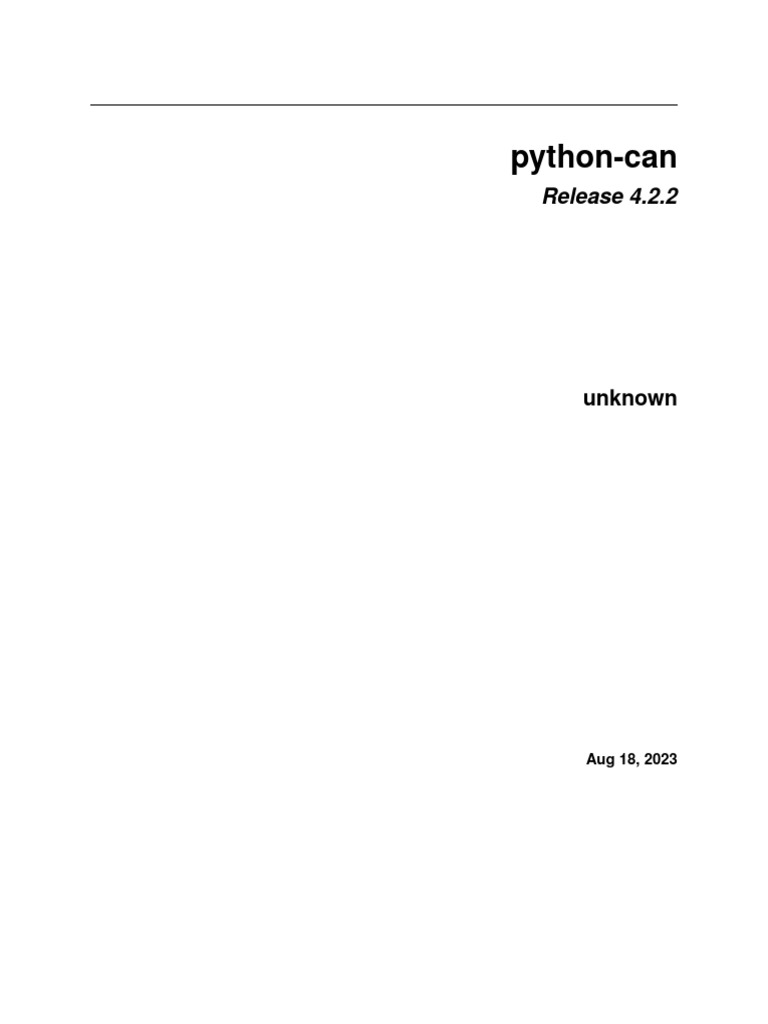 Python can important pdf