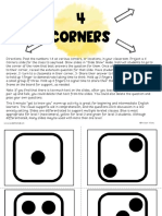 Four Corners Instructions Dice TOU