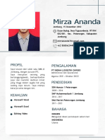 Surat Lamaran Kerja - Mirza Ananda