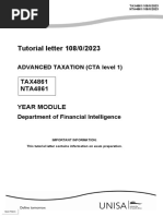 Tutorial Letter 108/0/2023: TAX4861 NTA4861