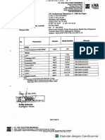 Hasil analisa air limbah (Outlet)