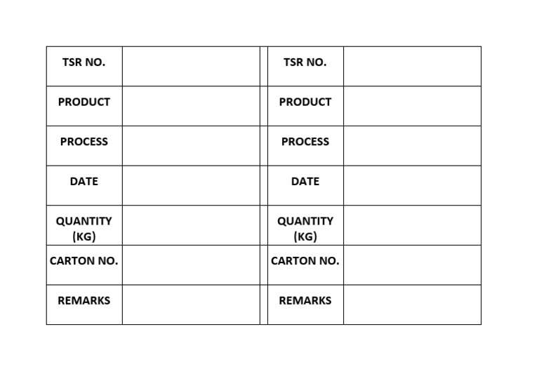 Product Label Template | PDF