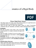 Planar Kinematics of A Rigid Body - 1