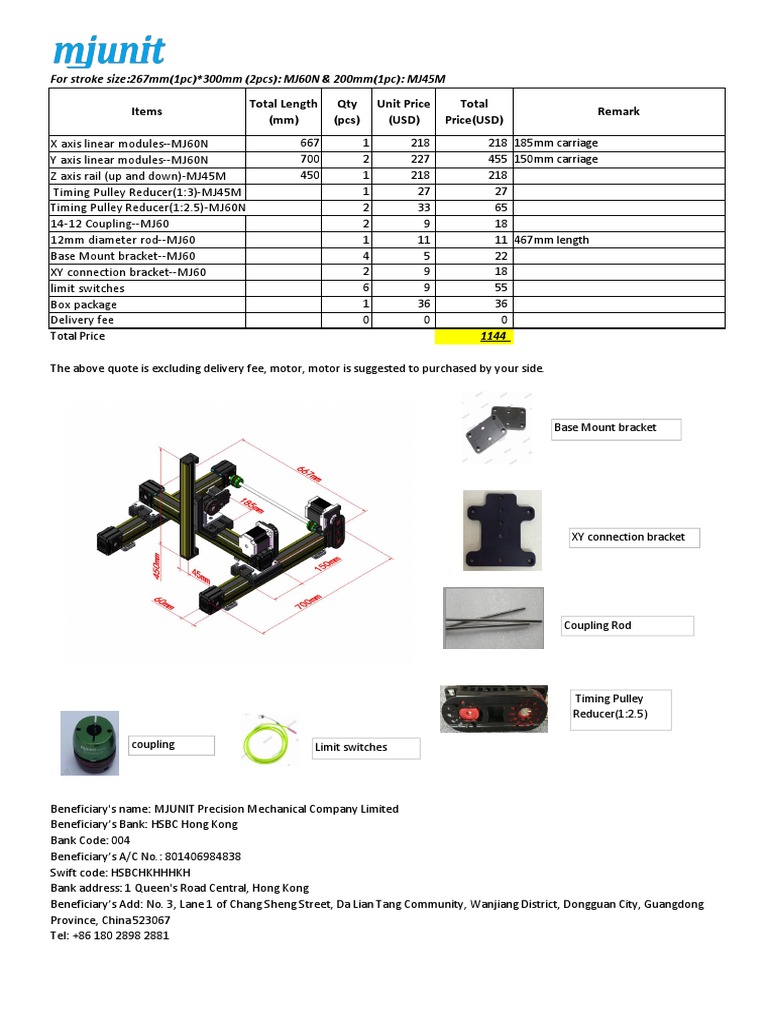 Linear Module Pricing and Details | PDF