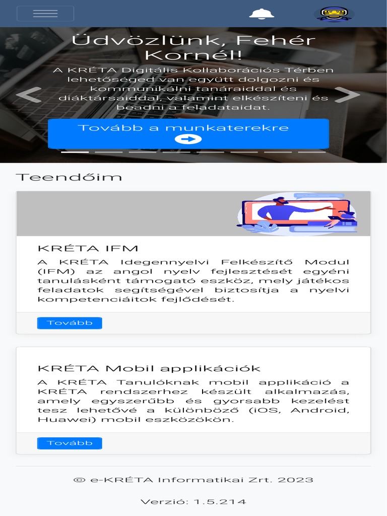 KRÉTA DKT Tanuló | PDF
