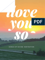 I Love You So - Divine Songs