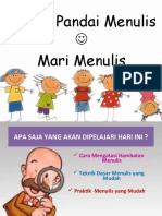 Materi Pandai Menulis