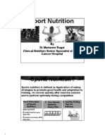Sport Nutrition Revised