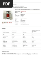 Cast Resin Dry Type Transformer