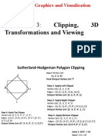 Module3 Clipping 3DTransformations