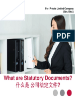 Statutory Documents Under Companies Act 1965 2016