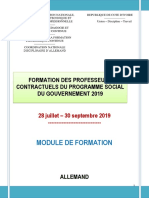 Modules Formation Contractuels 2019 - Allemand