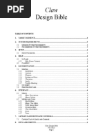 Claw Design Bible