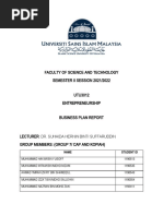 Format - Business Plan Report