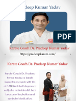 Pradeep Kumar Yadav Karate