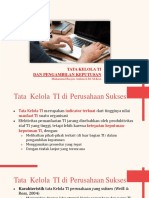 Pertemuan 3 - Tata Kelola Ti Dan Pengambilan Keputusan