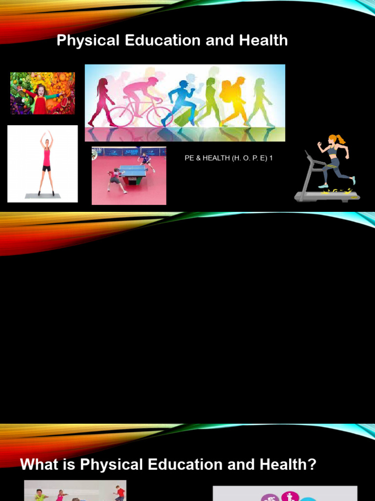 Week 1 2ppt Types Of Physical Activity Pdf Aerobic Exercise