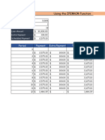 Using The IFERROR Function: Period Payment Extra Payment Total Payment