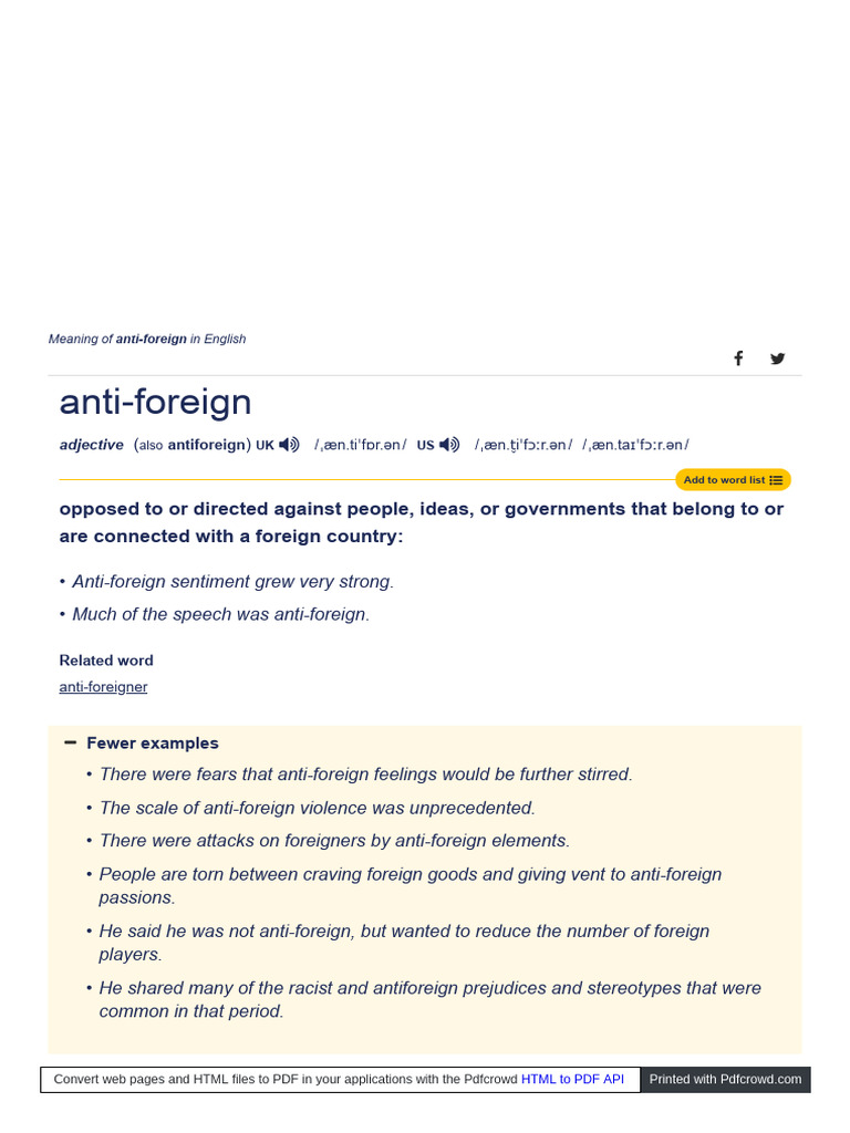 Dictionary Cambridge Org Dictionary English Anti Foreign PDF
