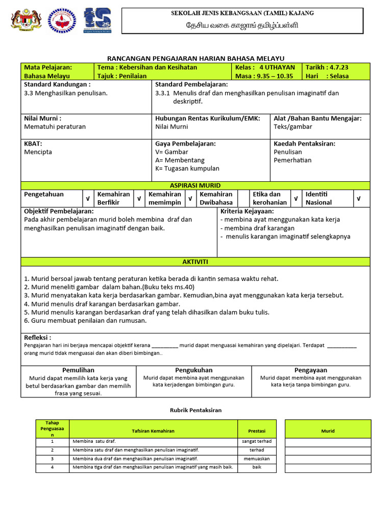 RPH BM 2023 | PDF