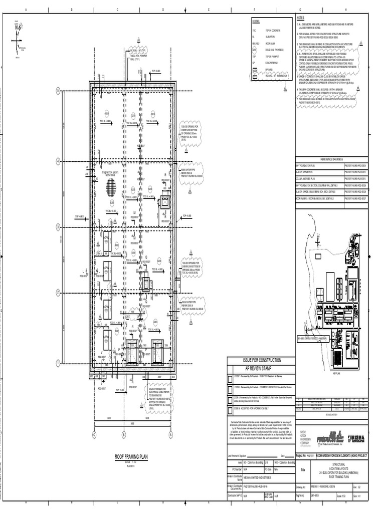 Roof Framing Plan Details | PDF | Concrete | Architectural Design