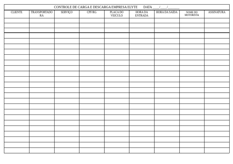 Controle de Carga e Descarga PDF