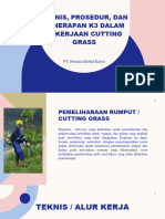 Teknis, Prosedur, Dan Penerapan k3 Dalam Pekerjaan Cutting Grass