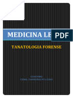 Medicina Legal - Tanatologia