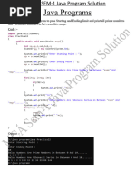 MCA Sem Java Program Solution