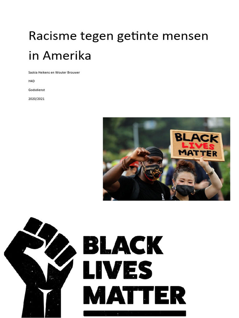 Curated visual reference: Picture Idea: Gdl Racisme Usa